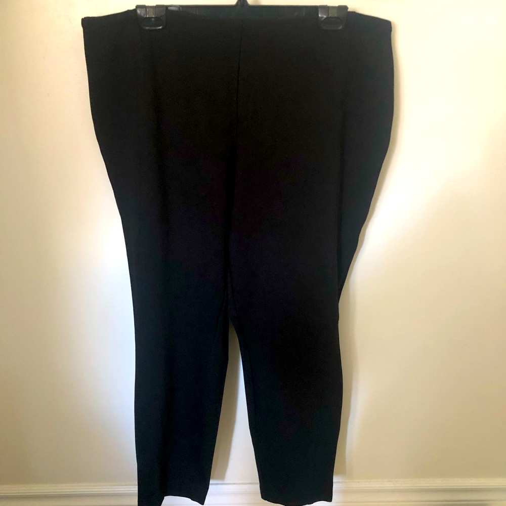 Dalia Plus size 18 Ankle length Ponte Black pants